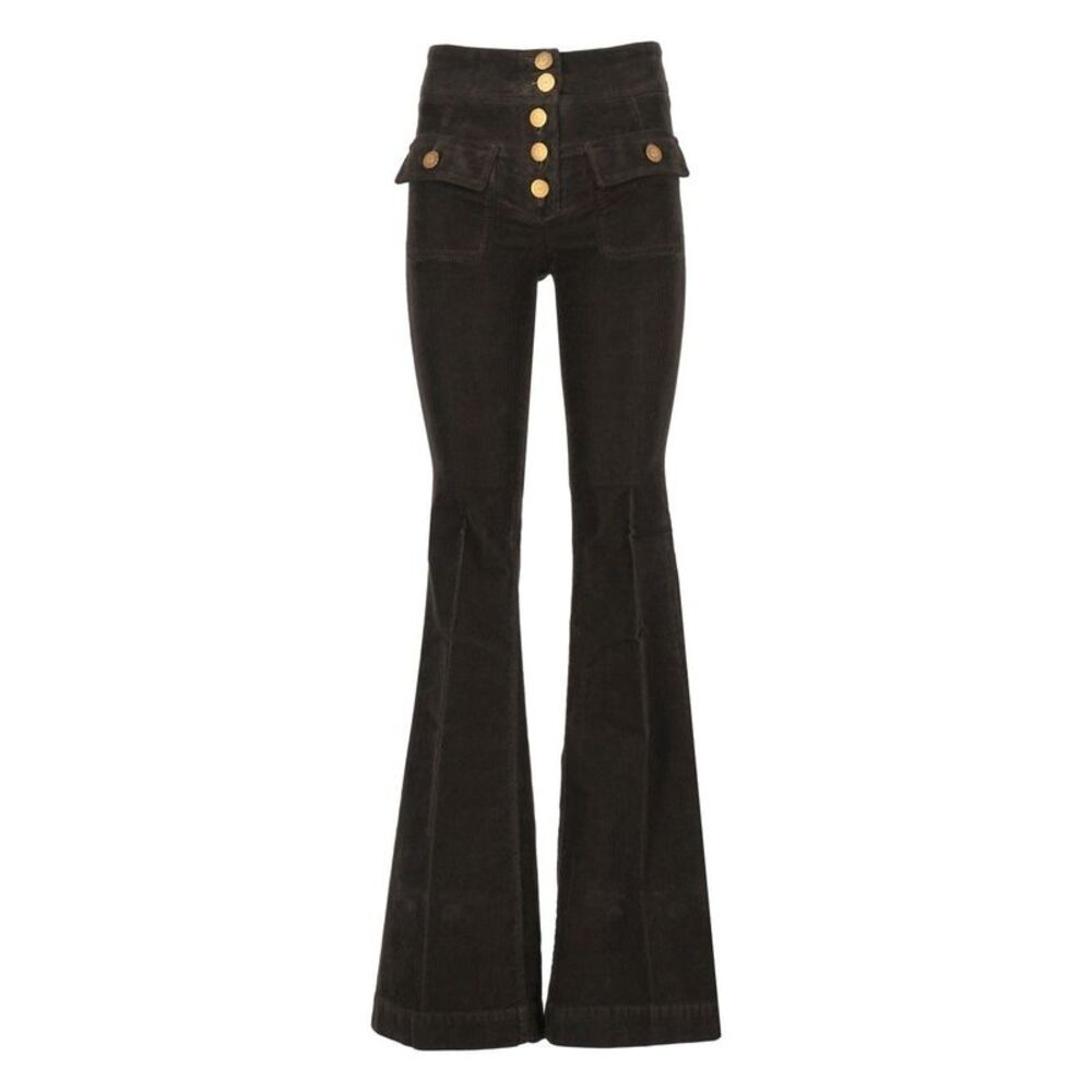 Seafarer Women Anais Striped Velvet Trousers